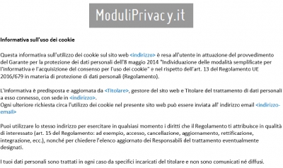 GDPR Cookie Privacy Policy